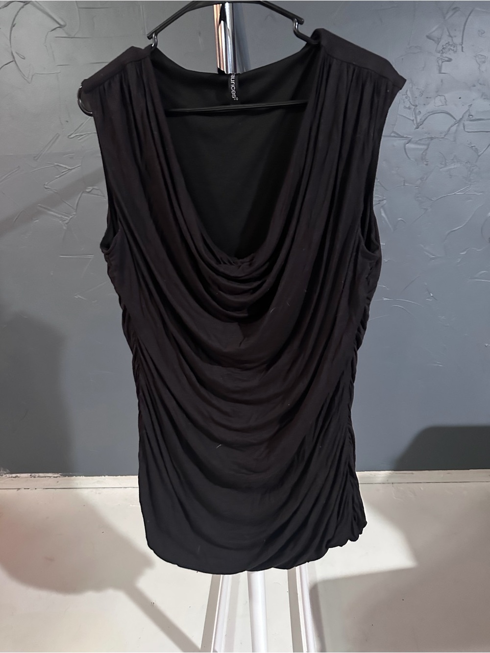 Plus size Black Dress Shirt